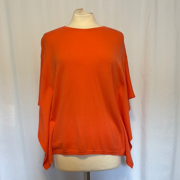 St. John Float Jacquard Merino Wool Butterfly Sweater In Blossom Medium - Picture 3 of 16